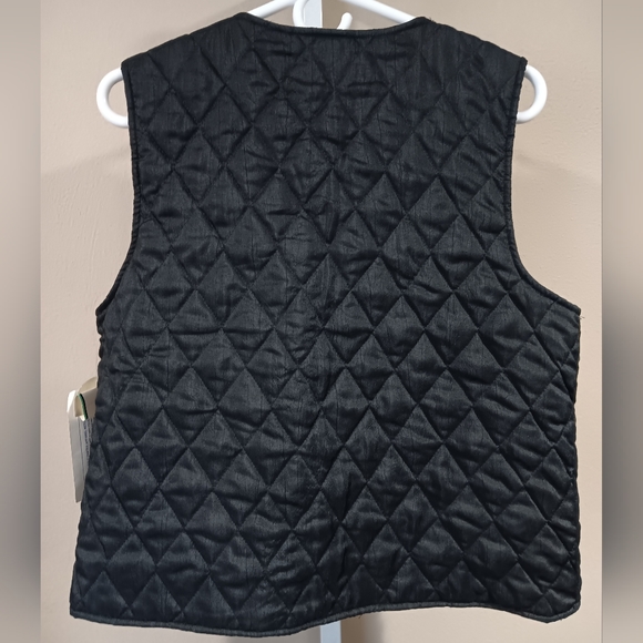 Marcia Women's (Size M) Black Zip Down Quilted Vest (NWT) - Picture 2 of 9